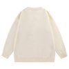 Cartoon Dinosaur Sweaters Graphic Crewneck Printed Oversized Pullover Sweater Couple Tops