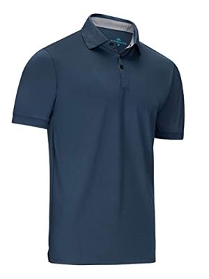 Mio Marino Golf Polo Shirts for Men - Dry Fit - Ultra-Thin Breathable Fabric