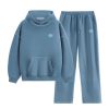 Womens Sweatsuits 2 Piece Set Oversized Fleece Hoodie and Sweatpants Track Suits Sweat Matching Lounge Pants