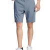 Golf Shorts Casual Quick Dry Lightweight Soft Flat Front Sports Business Pocket 9 inch Inseam Polo Shorts for Men Dark Blue