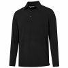 Golf Shirts for Men Dry Fit Performance Moisture Wicking Casual Heather Collared Long Sleeve Polo Shirts for Men