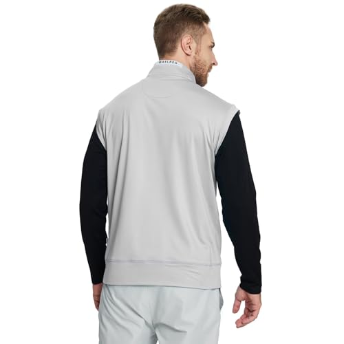 31dgy4i9DvL.jpg Golf Vests For Men Dry Fit Lightweight Moisture Wicking Performance Sports Breathable Golf 1/4 Zip Pullover Men