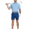 Golf Shirts for Men Dry Fit Moisture Wicking Performance Casual Jacquard Mens Polo Shirts Short Sleeve