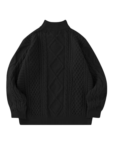 Oversized Sweater for Women Turtleneck Long Sleeve Sweater Arctic Velvet Knit Pullover