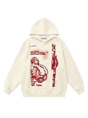 Hoodies for Women Oversized Graphic Hoodies Unisex Y2k Hooded Sweatshirt Pullover