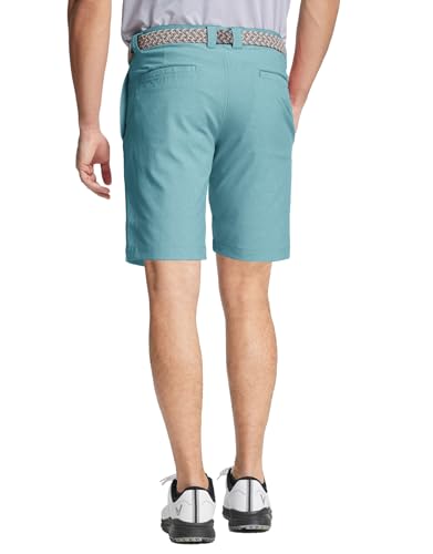 Golf Shorts Casual Quick Dry Lightweight Soft Flat Front Sports Business Pocket 9 inch Inseam Polo Shorts for Men
