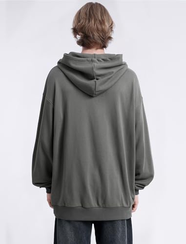 Y2k Hoodies Blurry Shadow Print Hoodie Oversized Hooded Sweatshirt Pullover Tops