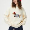 Cartoon Dog Sweater Casual Soft Baggy Knit Pullover Sweaters Long Sleeve Crewneck Tops 2025 Trendy Outfits