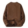 Oversized Sweater 90s Vintage Cable Knit Long Sleeve Women Heavy Crewneck Pullover