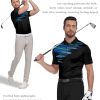 Mens Polo Shirts Short Sleeve Moisture Wicking Golf Tennis Polo Casual Shirts
