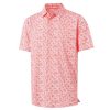 412xTRaxVDL.jpg Mens Golf Shirt Short Sleeve Dry Fit Print Moisture Wicking Performance Patterns Collared Polo Shirt