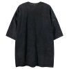 Oversized Tees Graphic Dog Print Tshirt Washed Cotton Short Sleeve Summer Streetwear Vintage Unisex Tops