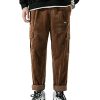Corduroy Loose Pants Solid Vintage Casual Sweatpants Hip Hop Streetwear Pants