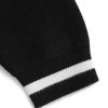 41FERk3shyL.jpg Number Graphic Polo Sweater Oversized V Neck Knit Sweater Y2k Long Sleeve Pullover Vintage Sweaters Tops