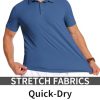 Mens Polo Shirts Short Sleeve Golf Shirts Moisture Wicking Athletic Casual Polo Shirts