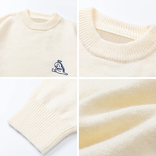 Cartoon Dinosaur Sweaters Graphic Crewneck Printed Oversized Pullover Sweater Couple Tops