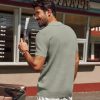 Polo Shirts for Men Short Sleeve Casual Knit Waffle Texture Polo Golf Shirt