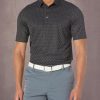 Men's Freedom Micro Pique Spinner Print Polo