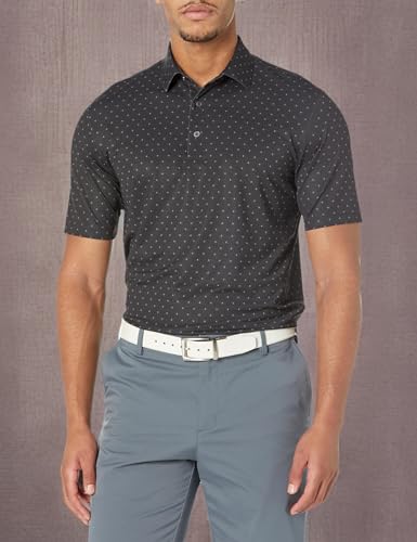 Men's Freedom Micro Pique Spinner Print Polo