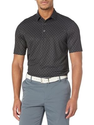 Men's Freedom Micro Pique Spinner Print Polo