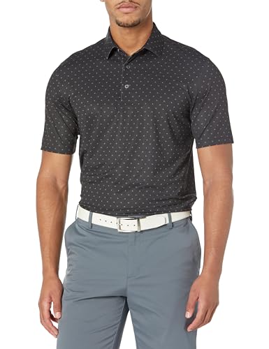 Men's Freedom Micro Pique Spinner Print Polo