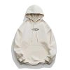 Graphic Hoodies for Men Letter Printed Hoodie Sweatshirt Oversized Streetwear Hooded Pullover