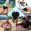 Mens Polo Shirts Short Sleeve Moisture Wicking Golf Tennis Polo Casual Shirts