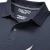 Men's Classic Short Sleeve Solid Performance Deck Polo Shirt