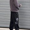 Men's Sweatpants Star Graphic Drawstring Pants Casual Jogger Pants with Pockets