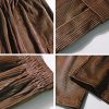 Corduroy Loose Pants Solid Vintage Casual Sweatpants Hip Hop Streetwear Pants