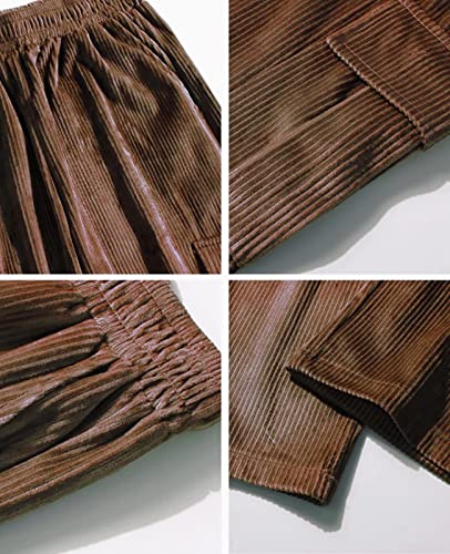 Corduroy Loose Pants Solid Vintage Casual Sweatpants Hip Hop Streetwear Pants