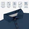 Mio Marino Golf Polo Shirts for Men - Dry Fit - Ultra-Thin Breathable Fabric