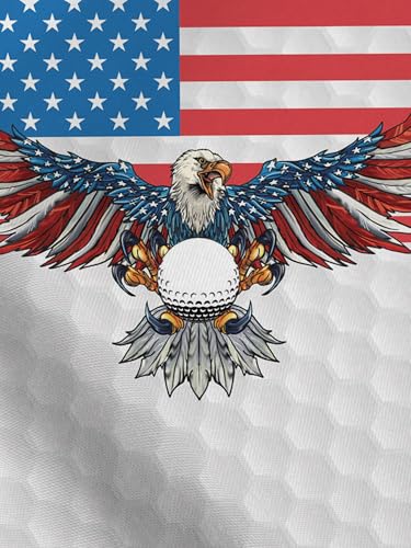 Funny Golf Shirts for Men Crazy Printed Pattern Colorful Wild Novelty Performance Moisture Wicking Mens Polo Shirt