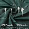 Polo Shirts for Men Dry Fit Performance Heather Stripe Golf Polo Moisture Wicking Lightweight Breathable Golf Shirts