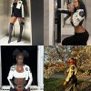 Cropped Leather Jacket Women PU Crop Moto Biker Racing Trendy Fashion Casual Coats