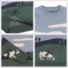 611ss5TJU-L.jpg Mens Graphic Sweaters Vintage Oversized Knit Pullover Unisex Streetwear Baggy Sweater