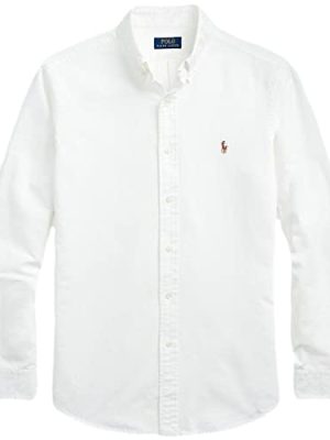 Men's Classic Fit Plaid Oxford Long Sleeve Workshirt