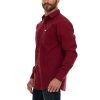 Button Up Long Sleeve Shirts for Men Big and Tall, Lightweight Chambray Mens Dress Shirts, Western Shirt