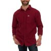 Button Up Long Sleeve Shirts for Men Big and Tall, Lightweight Chambray Mens Dress Shirts, Western Shirt