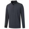 Quarter Zip Pullover Men Moisture Wicking Performance Heather Midlayer Golf 1/4 Zip Pullover Mens Sweatshirt