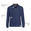 Bedford Rib Quarter Zip Sweater