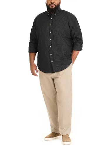 mens Big and Tall Wrinkle Free Long Sleeve Button Down Shirt