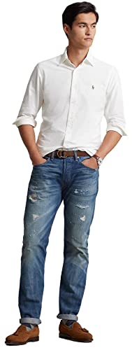 Men's Classic Fit Plaid Oxford Long Sleeve Workshirt