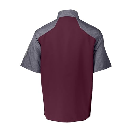 Raider Pullover Cage Jacket - Weather-Resistant Quarter Zip Athletic Wear with Sleeve Pocket