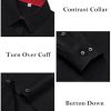 Button Down Shirts for Women Dress Shirts Cotton Long Sleeve Shirt for Women Wrinkle Free Stretch Work Blouse