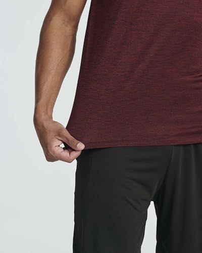 5 Pack: Men??s Short Sleeve Dry Fit T-Shirts ?C Moisture Wicking Athletic Workout Gym Fitness Casual Tees