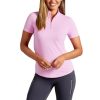 Athleisure Wear Sun Protective UPF 50+ Icefil Cooling-Short Sleeve Mock Neck-87000