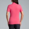 Athleisure Wear Sun Protective UPF 50+ Icefil Cooling-Short Sleeve Mock Neck-87000