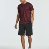 5 Pack: Men??s Short Sleeve Dry Fit T-Shirts ?C Moisture Wicking Athletic Workout Gym Fitness Casual Tees