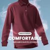 Men's Polo Shirt Long Sleeve Golf Shirts Quick Dry Lightweight 3-Button Performance Work Fishing Athletic